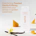 Native Limited Edition Body Wash - Toasted Vanilla & Honey - Sulfate Free - 18 fl oz