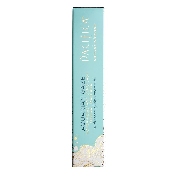Pacifica Aquarian Gaze Waterproof Mascara - Black - 0.25oz: Paraben-Free, Sulfate-Free, Vegan, Contains Vitamin B