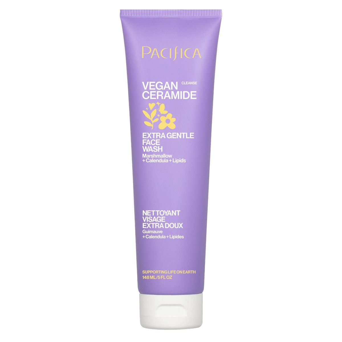 Pacifica Vegan Ceramide Extra Gentle Face Wash - Unscented - 5 fl oz