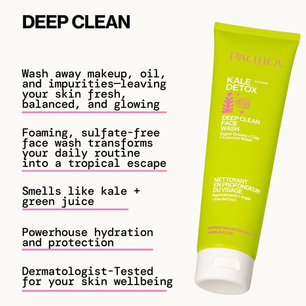 Pacifica Kale Detox Deep Cleansing Face Wash - Scented - 5 fl oz