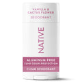Native Solid Deodorant for Women & Men - Vanilla & Cactus Flower - 2.65oz