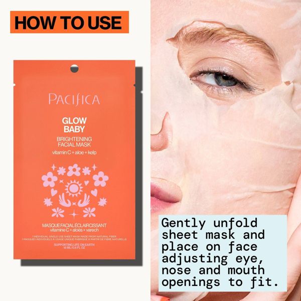 Pacifica Glow Baby Brightening Facial Mask - 0.67 fl oz