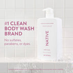 Native Body Wash - Vanilla & Cactus Flower - 18 fl oz