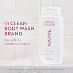 Native Body Wash - Vanilla & Cactus Flower - 18 fl oz