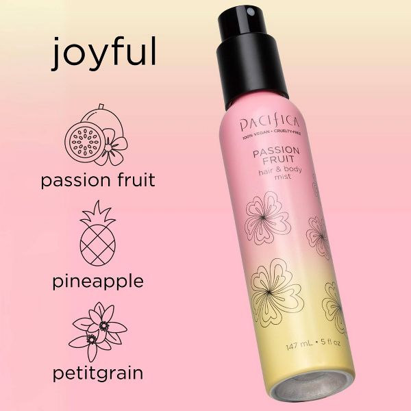 Pacifica Hair & Body Mist - Passion Fruit - 5 fl oz