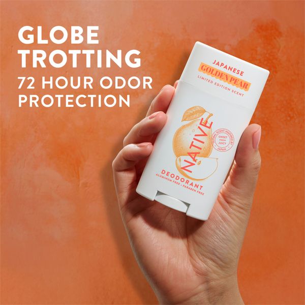 Native Limited Edition Global Flavors Aluminum-Free and Residue-Free Deodorant - Japanese Golden Pear - 2.65 fl oz