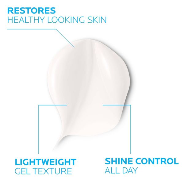 La Roche Posay, Toleriane Double Repair Matte Face Moisturizer, Daily Gel Face Moisturizer with Ceramide and Niacinamide for Oily Skin - 3.38 fl oz