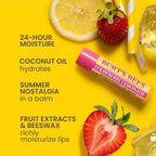 Burt's Bees Strawberry Lemonade Lip Balm - 0.15oz