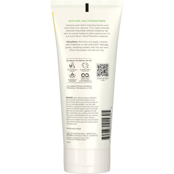 Burt's Bees Sensitive Facial Cleanser - 6oz