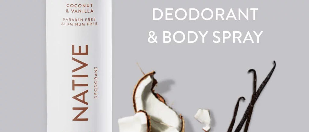Native Spray Deodorant for Women & Men - Coconut & Vanilla - Aluminum-Free 3.5oz