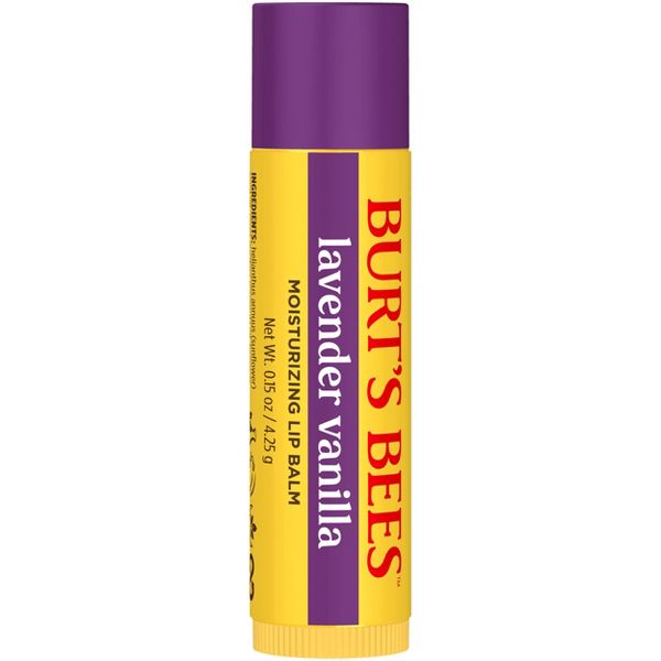 Burt's Bees 100% Natural Origin Lavender Vanilla Lip Balms - 2pk/0.3oz