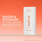 Native Men's Solid Deodorant - Citrus & Herbal Musk - 3.1 oz