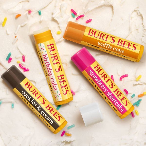 Burt's Bees Party Pack - Birthday Cake Variety - 0.6oz/4ct