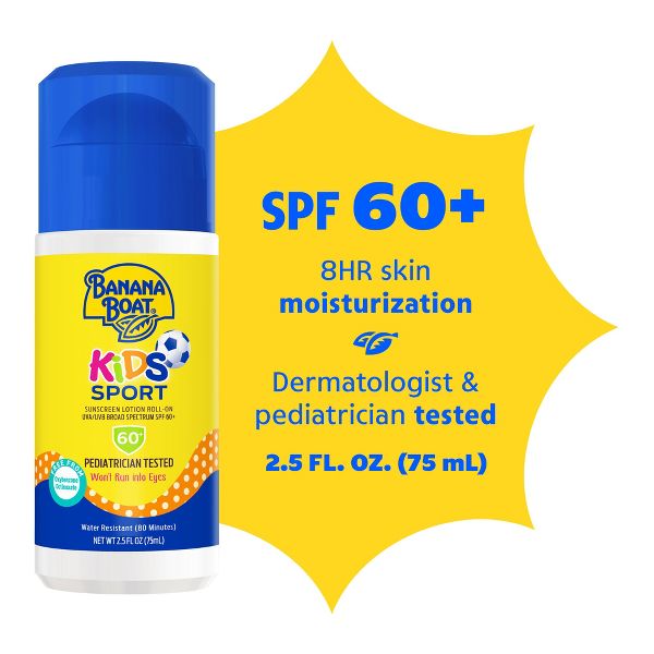 Banana Boat Kids Sunscreen Roll On - SPF 60+ - 2.5 fl oz