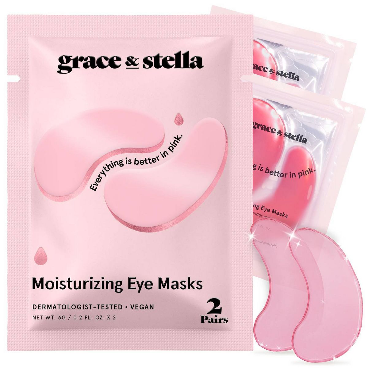 Grace & Stella Under Eye Mask - Blue - 2ct