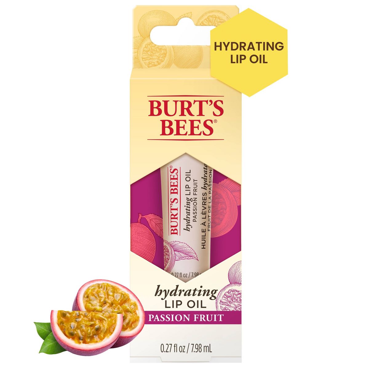 Burt's Bees Passionfruit Lip Oil - 0.27 fl oz