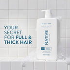Native Sea Salt & Cedar Full & Thick 2-in-1 Shampoo & Conditioner for Men & Women - 16.5 fl oz