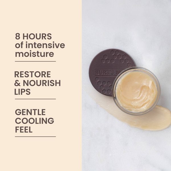 Burt's Bees Natural Overnight Intensive Lip Treatment - Ultra-Conditioning Lip Mask - 0.25oz