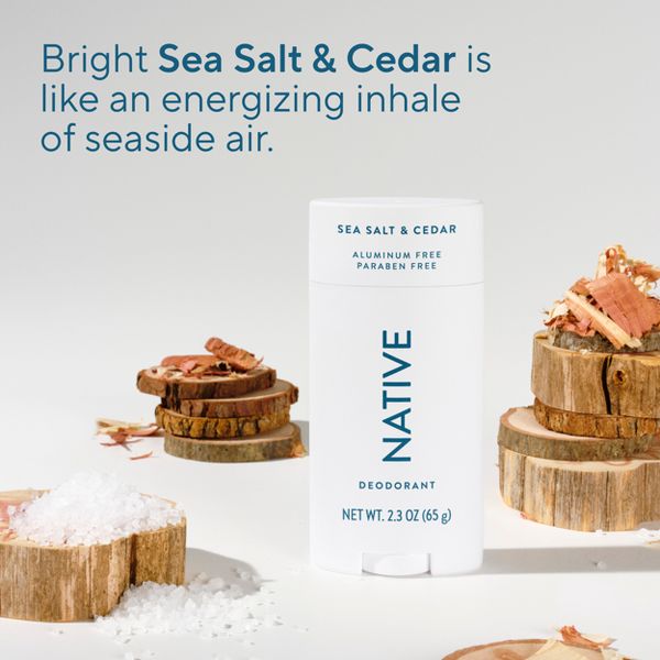 Native Twin Pack Deodorant - Sea Salt & Cedar - 2.65oz/2ct