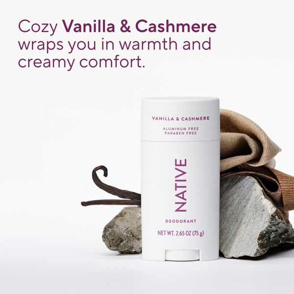 Native Vanilla & Cashmere Deodorant - 2.65oz