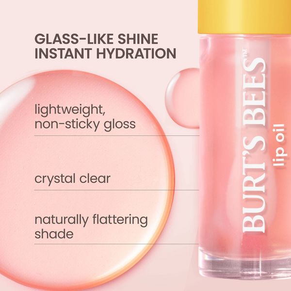 Burt's Bees Lip Oil - Clear Day - 0.15 fl oz