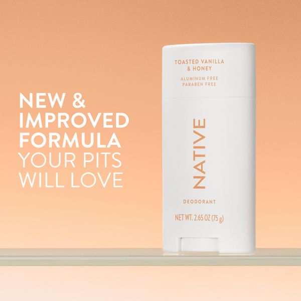 Native Limited Edition Deodorant - Toasted Vanilla & Honey - Aluminum Free - 2.65oz