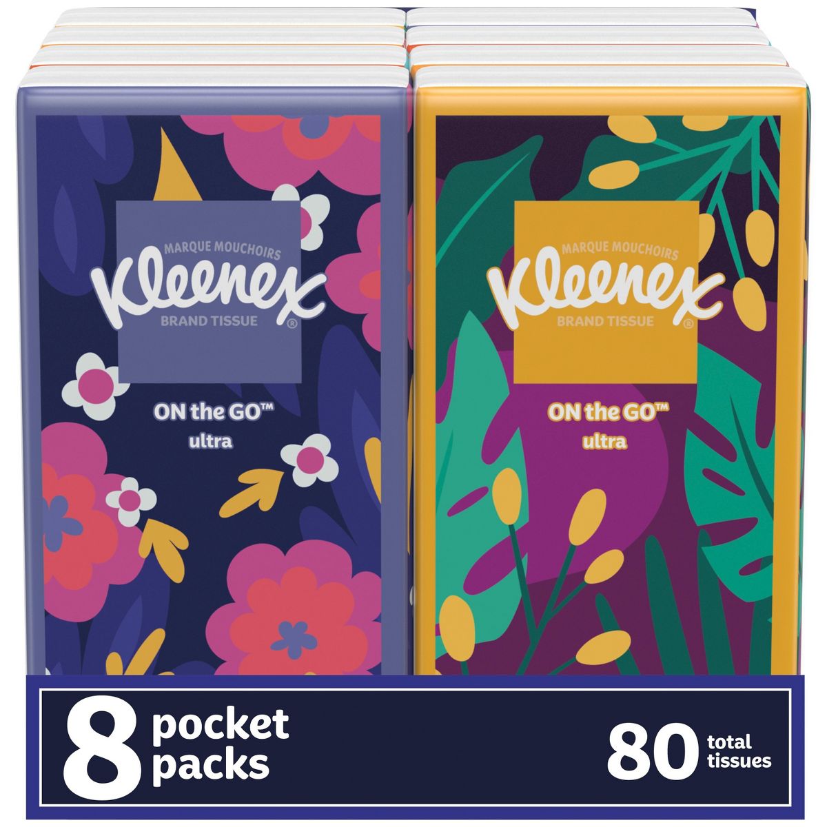 Kleenex On-the-Go 3-Ply Facial Tissue - 3pk/10ct
