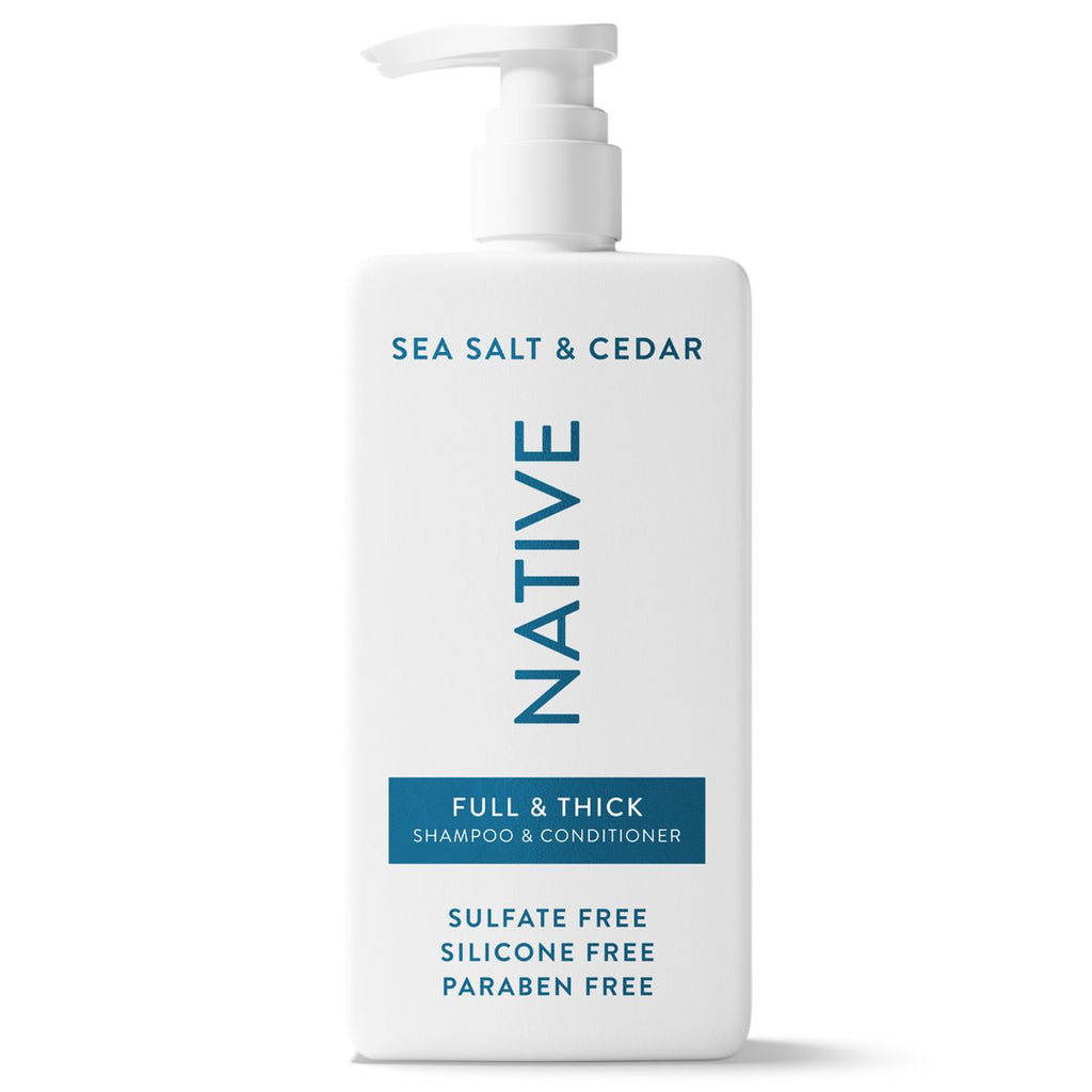 Native Sea Salt & Cedar Full & Thick 2-in-1 Shampoo & Conditioner for Men & Women - 16.5 fl oz