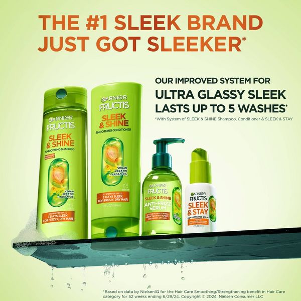 Garnier Fructis Sleek & Shine Conditioner -Travel Size - 3 fl oz