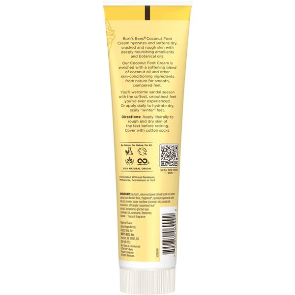 Burt's Bees Foot Cream Lotion - Coconut - 4.34oz‚Äã