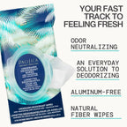 Pacifica Coconut milk & Essential Oils Underarm Deodorant Wipes - 30ct