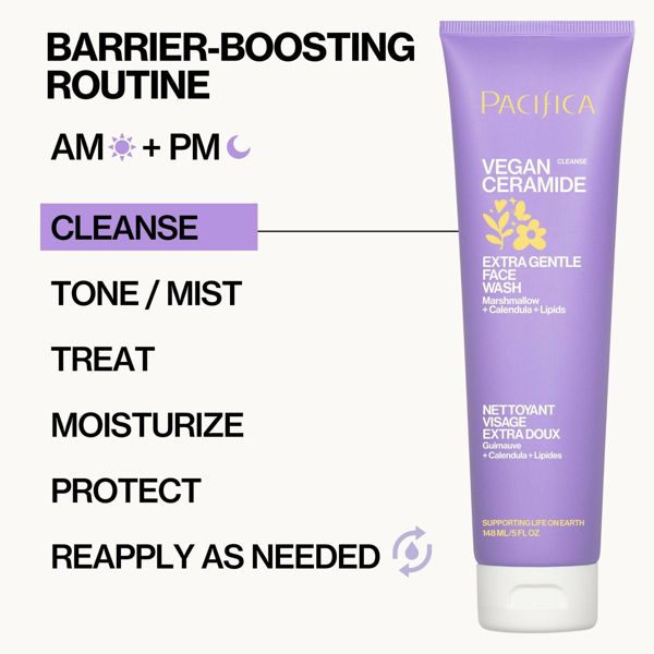 Pacifica Vegan Ceramide Extra Gentle Face Wash - Unscented - 5 fl oz