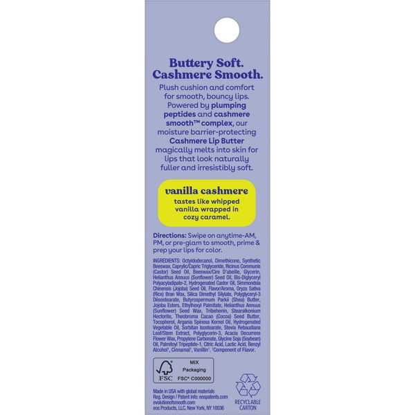 eos Cashmere Lip Butter - Vanilla Cashmere - 0.35 fl oz