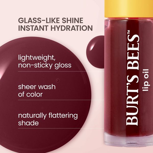 Burt's Bees Lip Oil - Clear Day - 0.15 fl oz