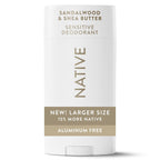 Native Sensitive Men's Deodorant - Sandalwood & Shea Butter - 3.1 oz