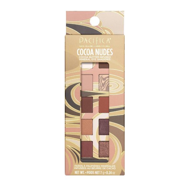 Pacifica Nudes Eyeshadow Palette - Cocoa - 0.24oz