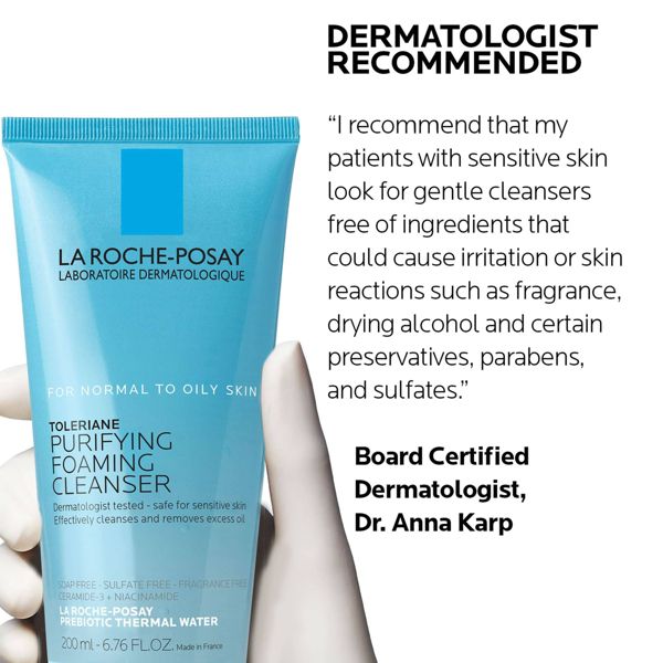La Roche Posay Toleriane Purifying Facial Cleanser - 13.52 fl oz