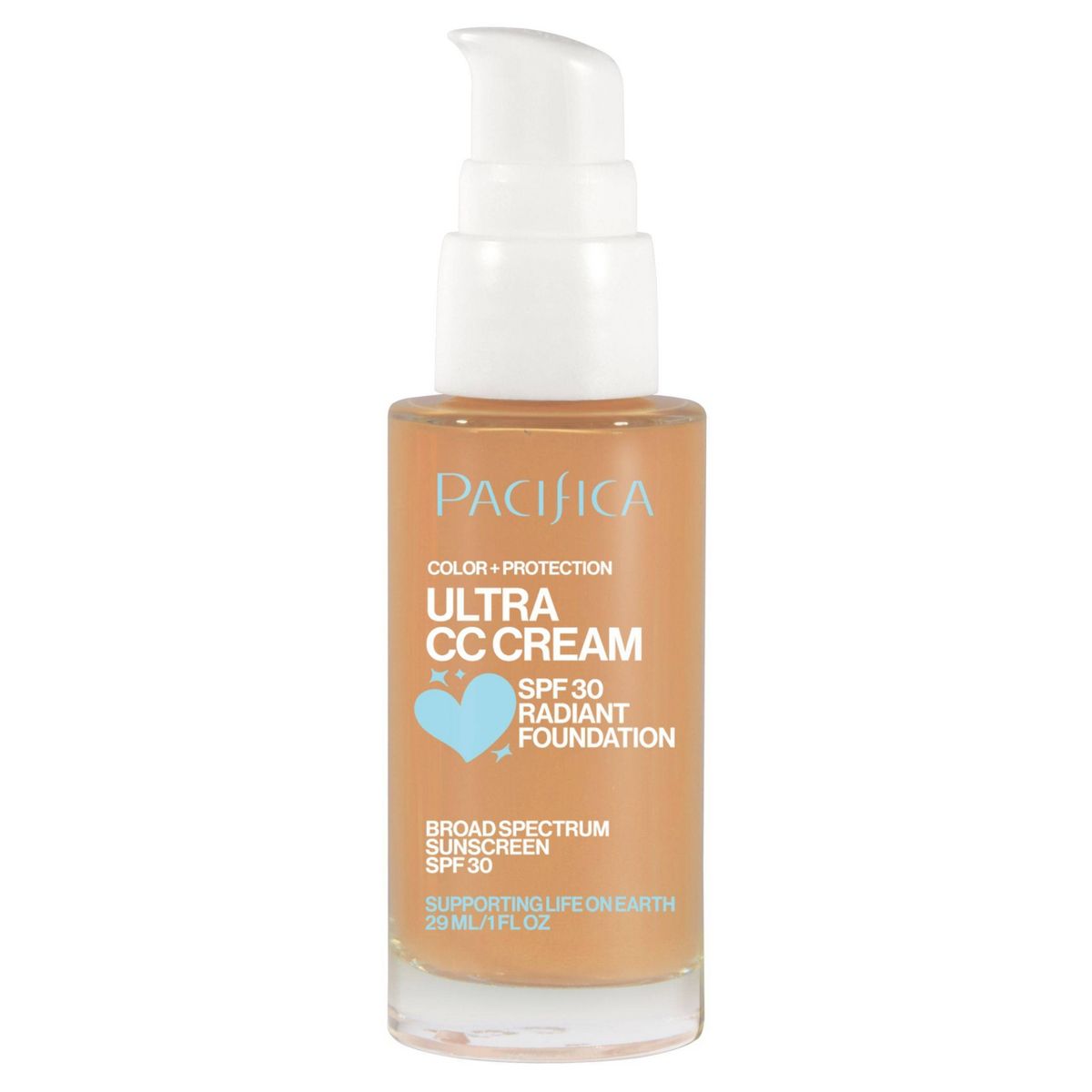 Pacifica Ultra CC Cream Radiant Foundation - Natural/Medium - 1 fl oz