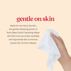 Burt's Bees Facial Cleansing Towelettes Micellar Makeup Remover Wipes - Coconut & Lotus - 30ct