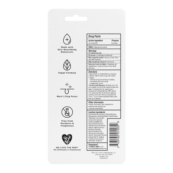 Blue Lizard Kids' Mineral Sunscreen Stick for Face and Body - SPF 50+ - 0.5 oz