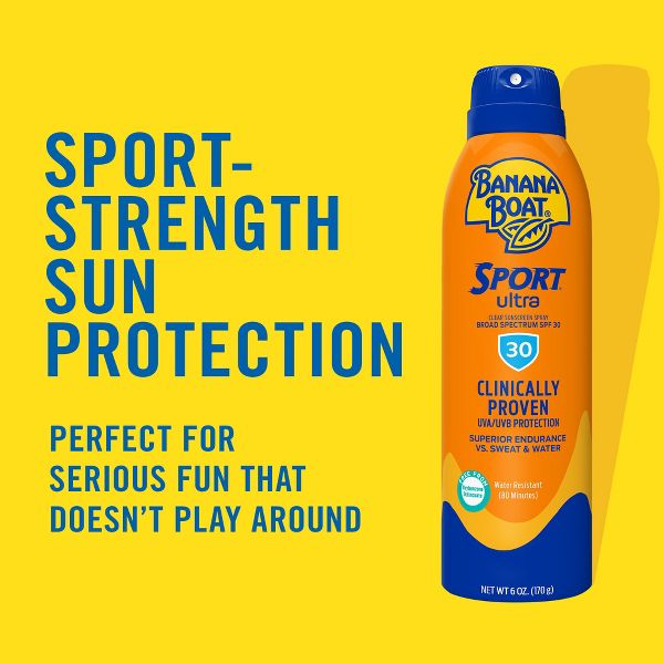 Banana Boat Ultra Sport Clear Sunscreen Spray - SPF 30 - 12oz/2pk