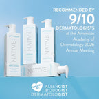 Native Sensitive Series 48H Hydrating Body Lotion - Hypoallergenic - Bare Vanilla - 18 fl oz