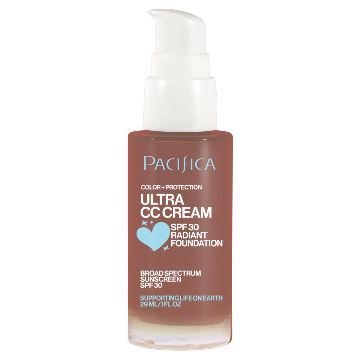 Pacifica Ultra CC Cream Radiant Foundation - Natural/Medium - 1 fl oz