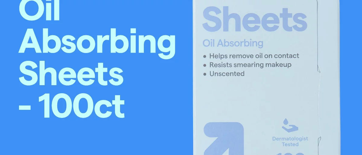 Oil Absorbing Sheets - 100ct - up&up™
