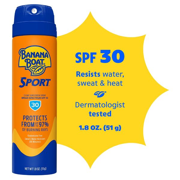 Banana Boat Ultra Sport Clear Sunscreen Spray - SPF 30 - 12oz/2pk