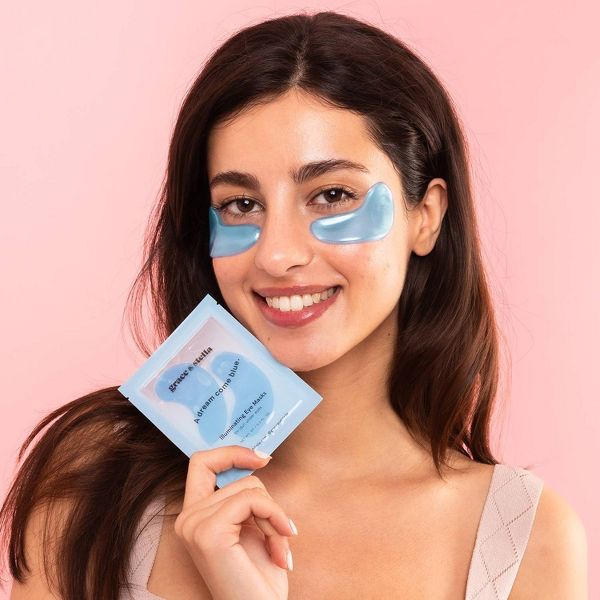 Grace & Stella Under Eye Mask - Blue - 2ct
