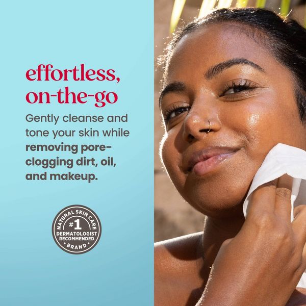 Burt's Bees Facial Cleansing Towelettes Micellar Makeup Remover Wipes - Coconut & Lotus - 30ct