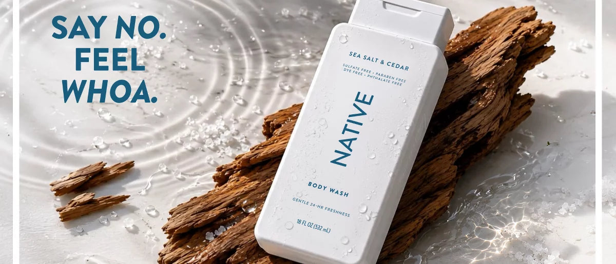 Native Men's Deodorant - Sea Salt & Cedar - 3.1oz