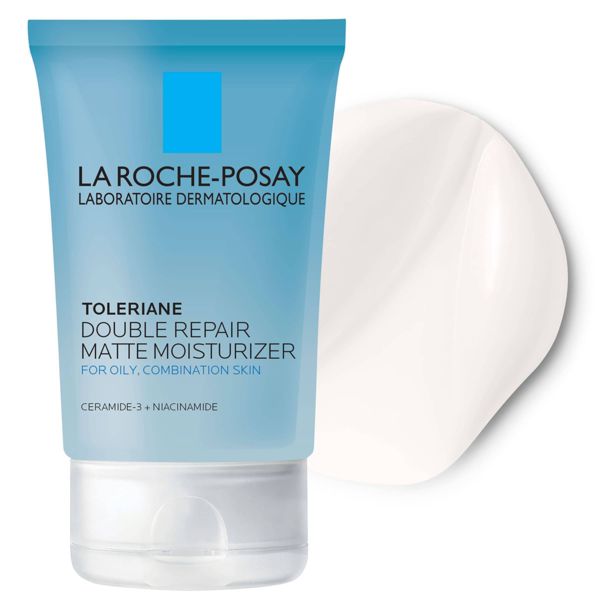 La Roche Posay, Toleriane Double Repair Matte Face Moisturizer, Daily Gel Face Moisturizer with Ceramide and Niacinamide for Oily Skin - 3.38 fl oz