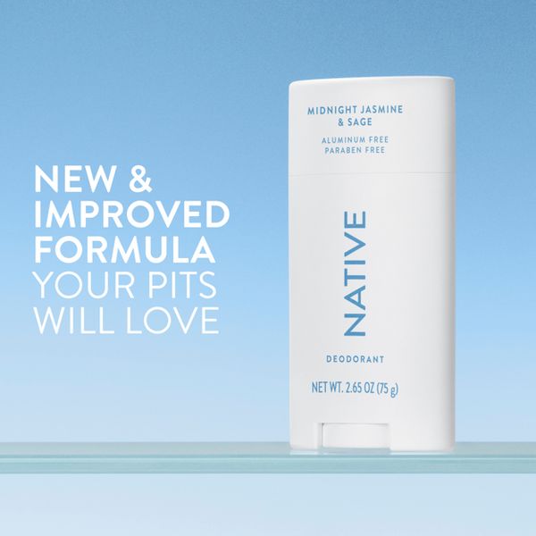 Native Solid Deodorant - Midnight Jasmine & Sage - Aluminum-Free 2.65oz